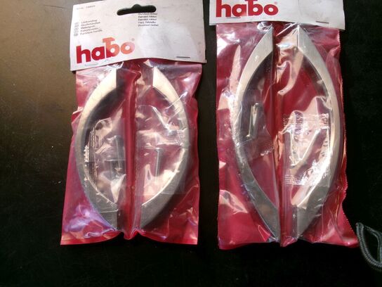 22 stk. møbelgreb, børstet nikkel