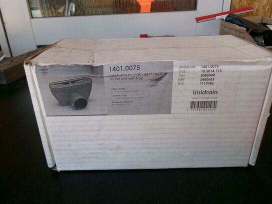 Udløbshus t/indbygget vandlås