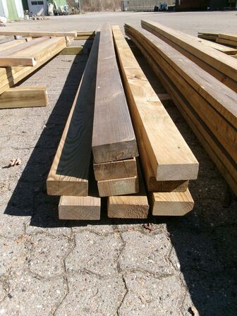 34,50 m reglar 4,5 x 9,5 cm, trykimprægneret