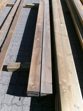 13,5 m reglar 4,5 x 12 cm, trykimprægneret