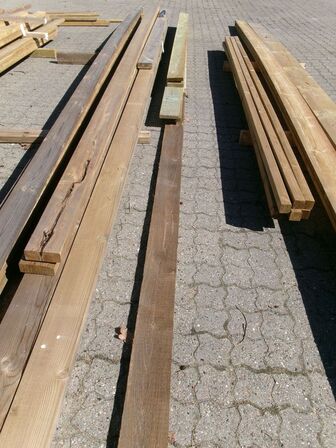 21 m brædder 2,8 x 13 cm, trykimprægneret