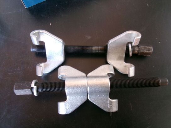 2 stk. fjederklemmer