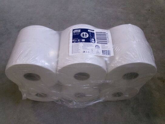 12 ruller toiletpapir t/dispenser, T2 TORK Mini Jumbo