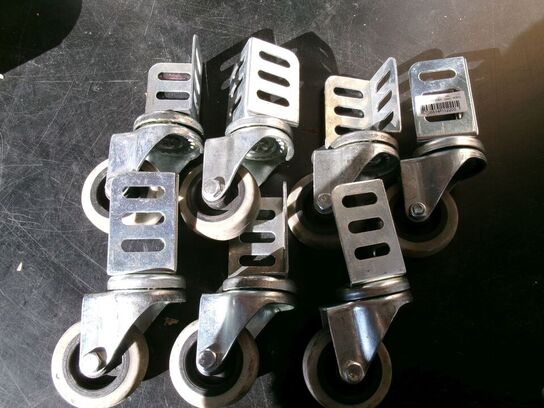 7 stk. møbelhjul Ø5 cm