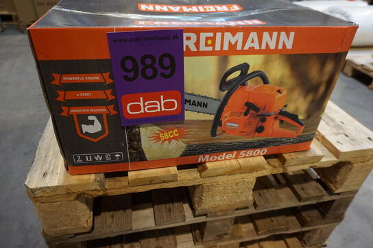 Freimann benzin kædesav 5800 58cc 20" sværd