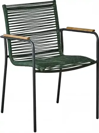 Havemøbelsæt med teak bord og stole ( bord og 4 stole )