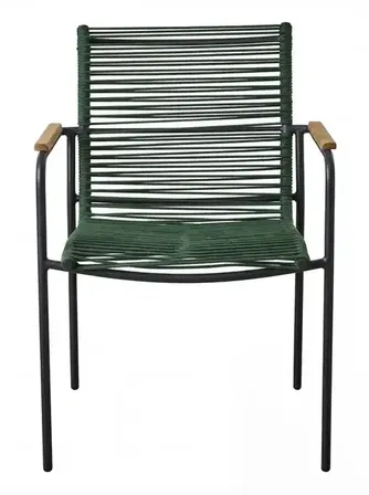 Havemøbelsæt med teak bord og stole ( bord og 4 stole )