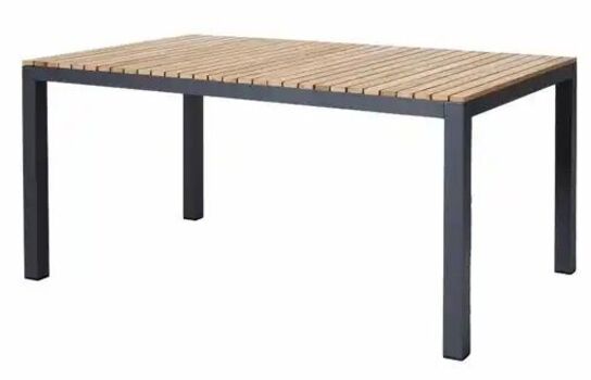 Havemøbelsæt med teak bord og stole ( bord og 4 stole )