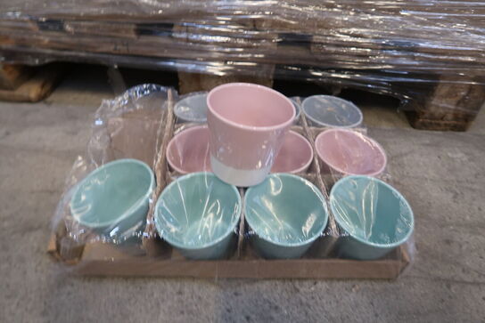 2784 stk. 180/8 Potte Trio Mix grå, rosentræ, eukalyptus Ø 8 H 7