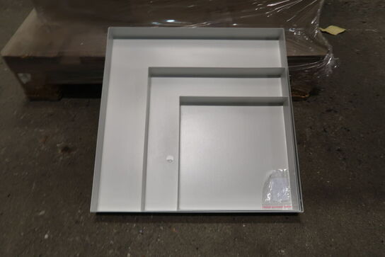 80 stk. 1144/3 Bakkesæt Freddie sivgrøn Ø 23/30/40 H 3,5 cm - Varenummer: 522810