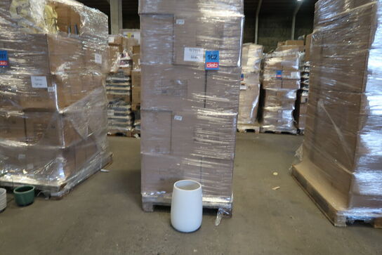 66 stk. 914/35 Vase hvid Ø 25 H 35 cm - Varenummer: 517459