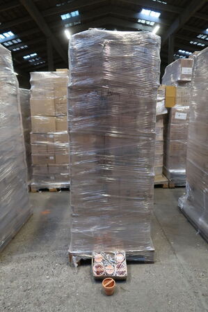 2880 stk. 1/9H Væghænger terrakotta krukke i natur