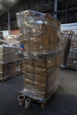 Stort parti Ollefar terra brugskunst 