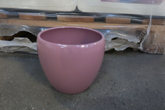 390 stk. 255/15,5 Keramikpotte Emma mauve Ø 15,5 H 13 cm - Varenummer: 522010
