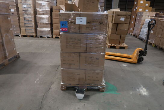 300 stk. 1456/15 Keramisk O-krukke hvid-sølv Ø 15 H 14 cm - Varenummer: 512944