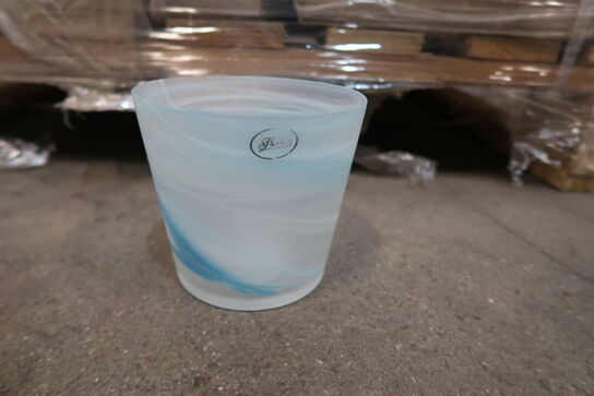 1003 stk. 1870/12 Potte Alabaster mat turkis Ø 12 H 10,5 cm - Varenummer: 506874