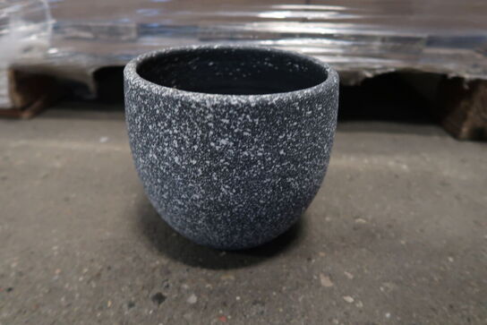 408 stk. 2027/15 Potte Ole antracit sprayed Ø 15 H 13 cm - Varenummer: 523490