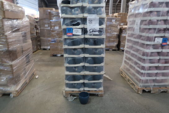 244 stk. 255/20 Keramikpotte Emma stormblå-grå Ø 20 H 17,5 cm