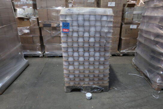 1800 stk. 193/9,5 Potte Wyk hvid Ø 9,5 H 9 cm - Varenummer: 519089