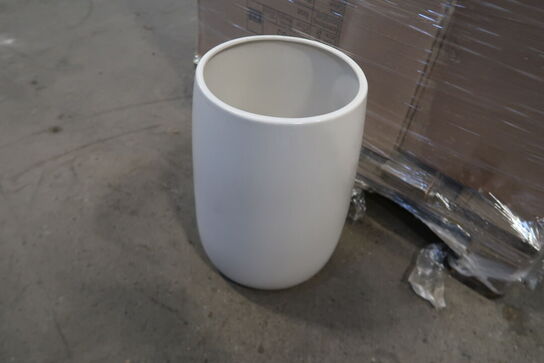60 stk. 914/35 Vase hvid Ø 25 H 35 cm - Varenummer: 517459
