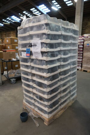 390 stk. 255/15,5 Keramikpotte Emma stormblå-grå Ø 15,5 H 13 cm 