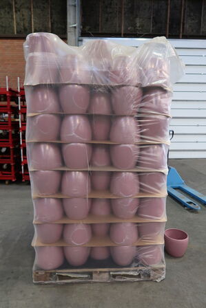 110 stk. 255/26 Keramikpotte Emma mauve Ø 26 H 22,5 cm - Varenummer: 522013