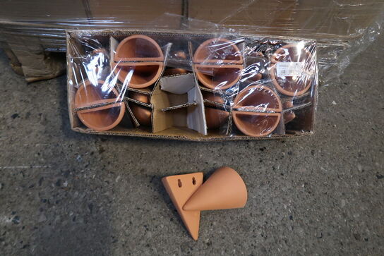 2592 stk. 1300/8,5 Spids halvkeglepotte terrakotta natur - Varenummer: 504555