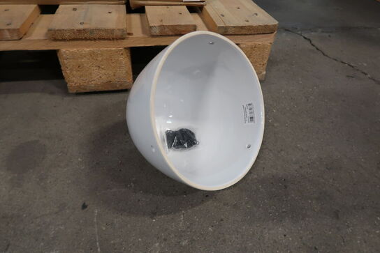 80 stk. 833/22 Ampel Riga hvid Ø 17 H 22 cm - Varenummer: 521179