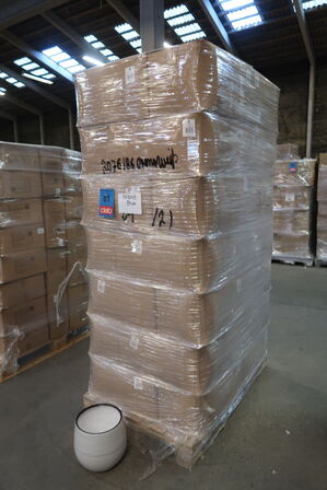 84 stk. 2076/26 Potte Samuel cremehvid Ø 26 H 24 cm - Varenummer: 523008