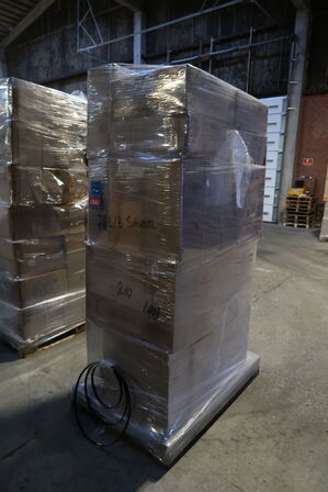 271 stk. 783/3 Ringsæt Circus sort 4-huls Ø 25/35/45 H 1,6 cm