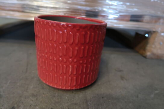 384 stk. 1779/14 Clarissa potte rød Ø 14 H 12,5 cm - Varenummer: 518123