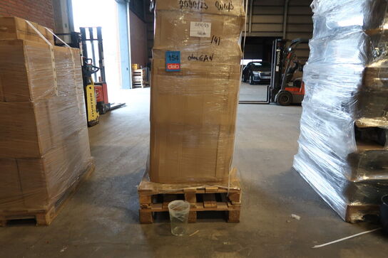 168 stk. Glasvaser - H 22 cm x Ø 16 cm - VN 2090/23