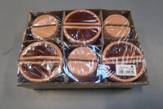 2880 stk. 1/9H Væghænger terrakotta krukke i natur