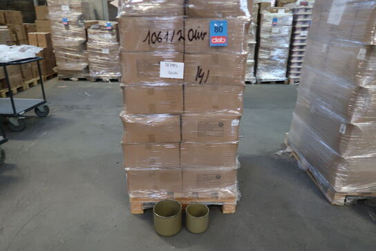 160 stk. 1061/2er Set Potte Kalle oliven Ø 16 H 15 / Ø 19,5 H 18,5