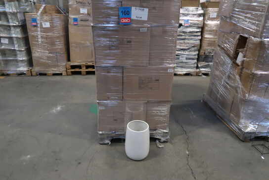 60 stk. 914/35 Vase hvid Ø 25 H 35 cm - Varenummer: 517459