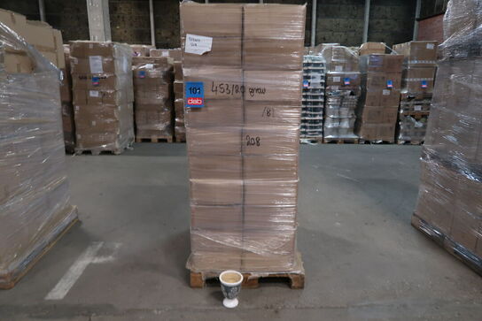 208 stk. 453/20 Keramisk pokal Theresa crackle-grå Ø 15,5 H 19,5 cm