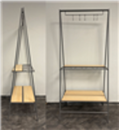 13 stk. 1107/90 Markedsbord Stan mørkegrå Ø 90 H 200 cm - Varenummer: 523430