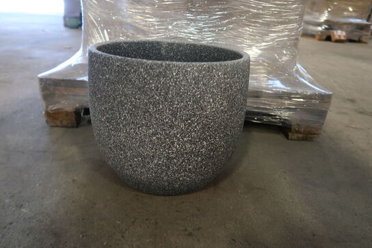 48 stk. 2027/30 Potte Ole antracit sprayed Ø 30 H 25 cm - Varenummer: 523495