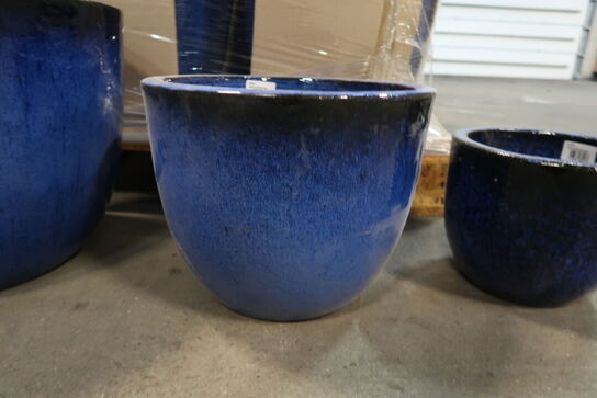 18 stk. Krukkesæt med 3 stk. i hver sæt - Ø 21/30/21 H 18/24/31 cm