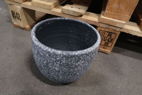 450 stk. 2027/15 Potte Ole antracit sprayed Ø 15 H 13 cm - Varenummer: 523490