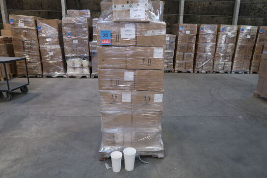 246 stk. ass. Vase Tulip hvid 