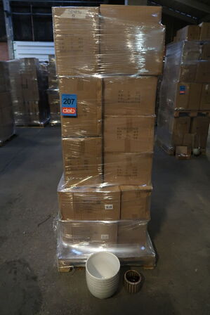 Palle med stort parti krukker