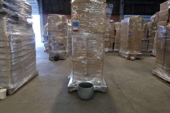 48 stk. 2027/30 Potte Ole antracit sprayed Ø 30 H 25 cm - Varenummer: 523495