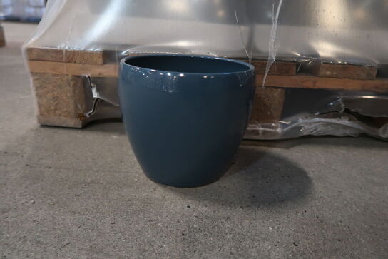 304 stk. 255/18 Keramikpotte Emma stormblå-grå Ø 18 H 15,5 cm