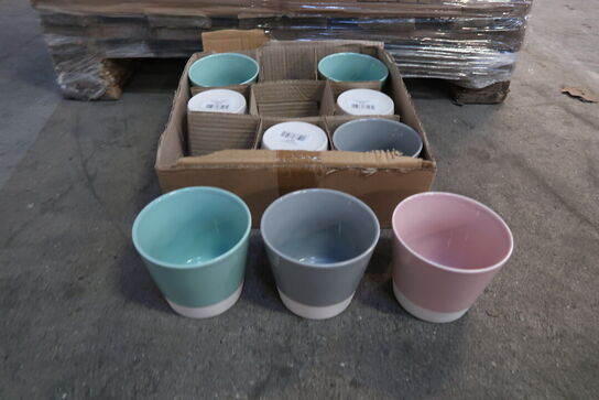 1620 stk. 180/10 Potte Trio Mix grå, rosentræ, eukalyptus Ø 10 H 8,5