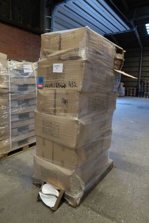 432 stk. 1244/29 Skål Lava hvid-brillant Ø 29x14 H 8 cm - Varenummer: 509872