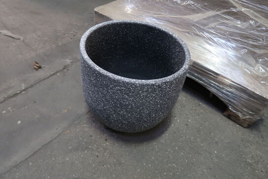 44 stk. 2027/30 Potte Ole antracit sprayed Ø 30 H 25 cm - Varenummer: 523495