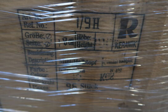 2880 stk. 1/9H Væghænger terrakotta krukke i natur