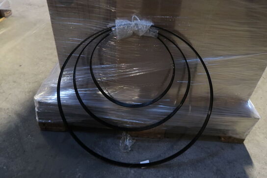 271 stk. 783/3 Ringsæt Circus sort 4-huls Ø 25/35/45 H 1,6 cm