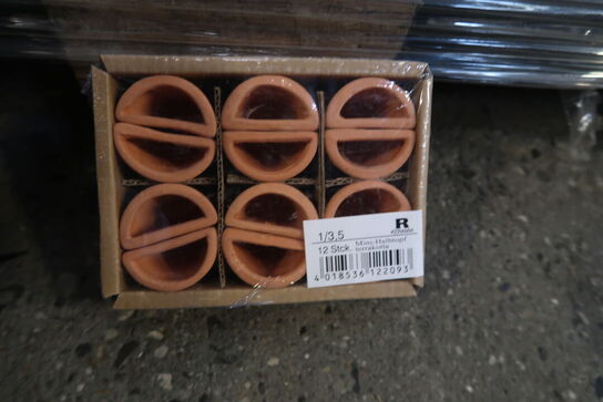 Over 20.000 stk. ass. terrakotta natur 